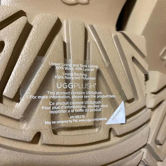 Authentic UGG Chestnut Platform Ankle women's winter boots genuine suede / wool. - Picture 5 of 9